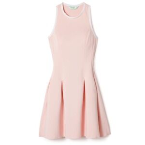 NWT Hedge Dune Racerback Tennis Dress Pleated Athletic Hedgerose Pink Large